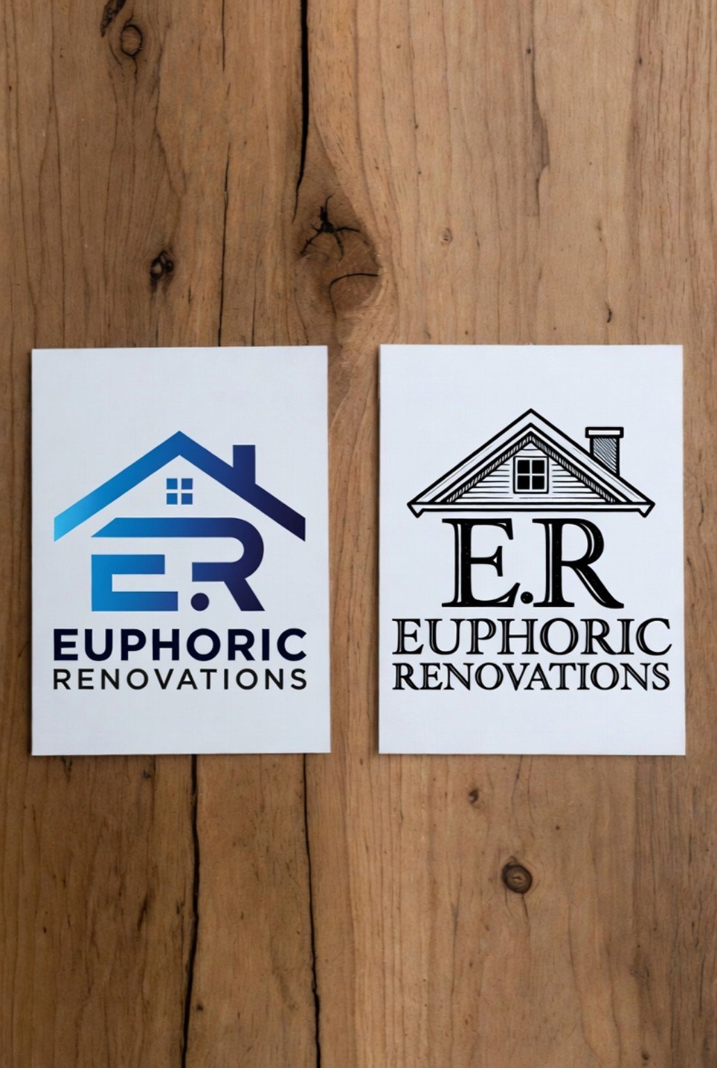 Euphoric Renovations logo concept